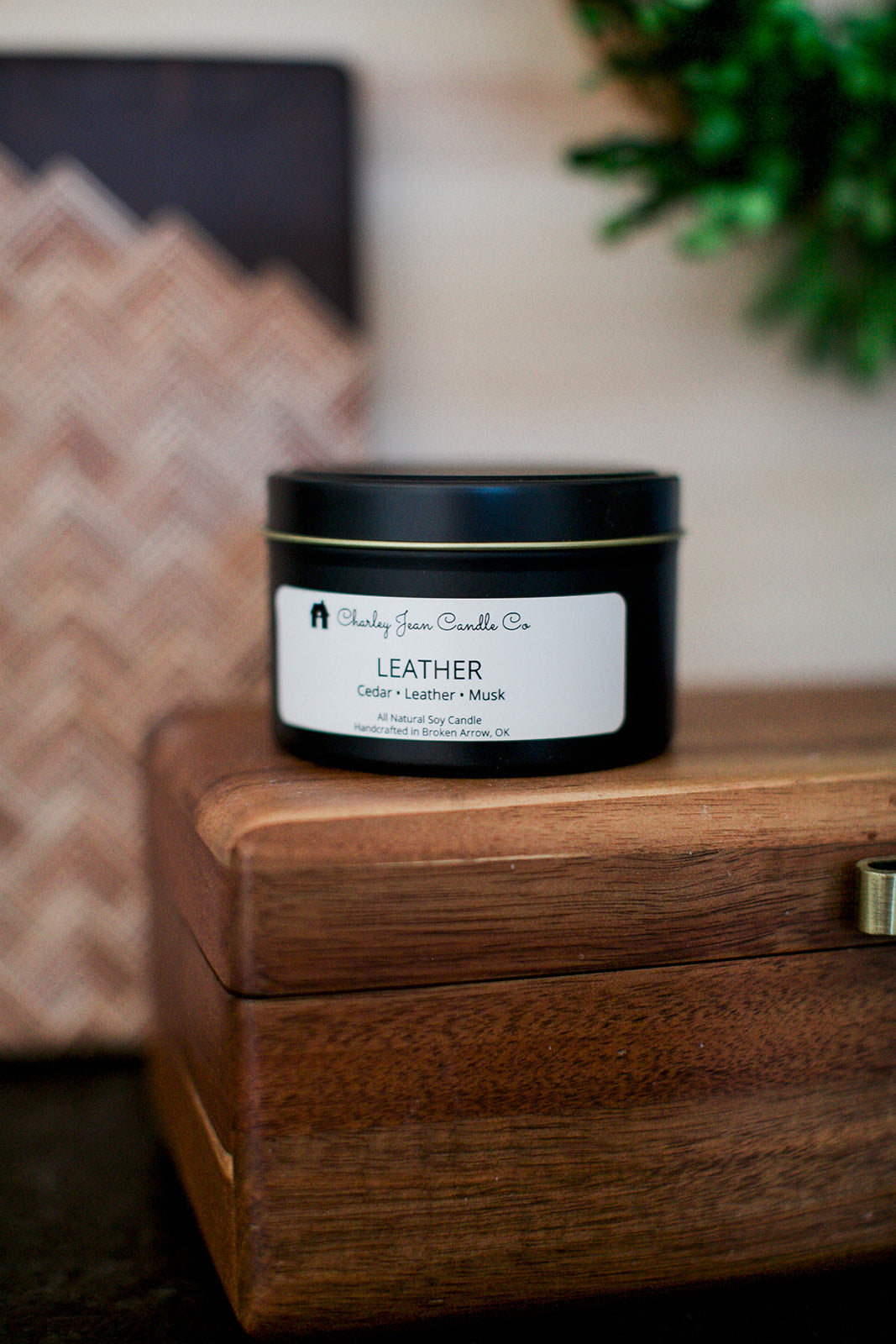 Leather Candle