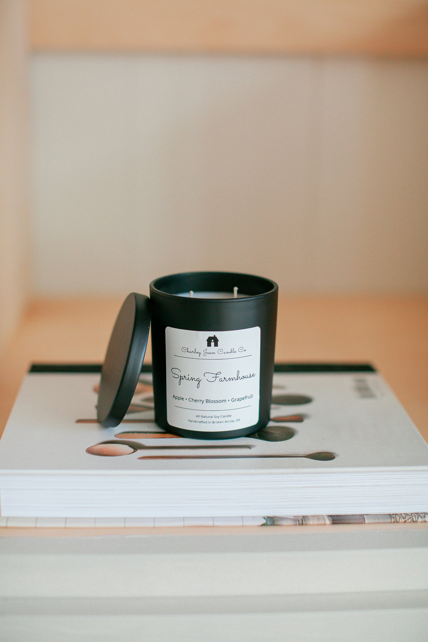 Spring Farmhouse Candle