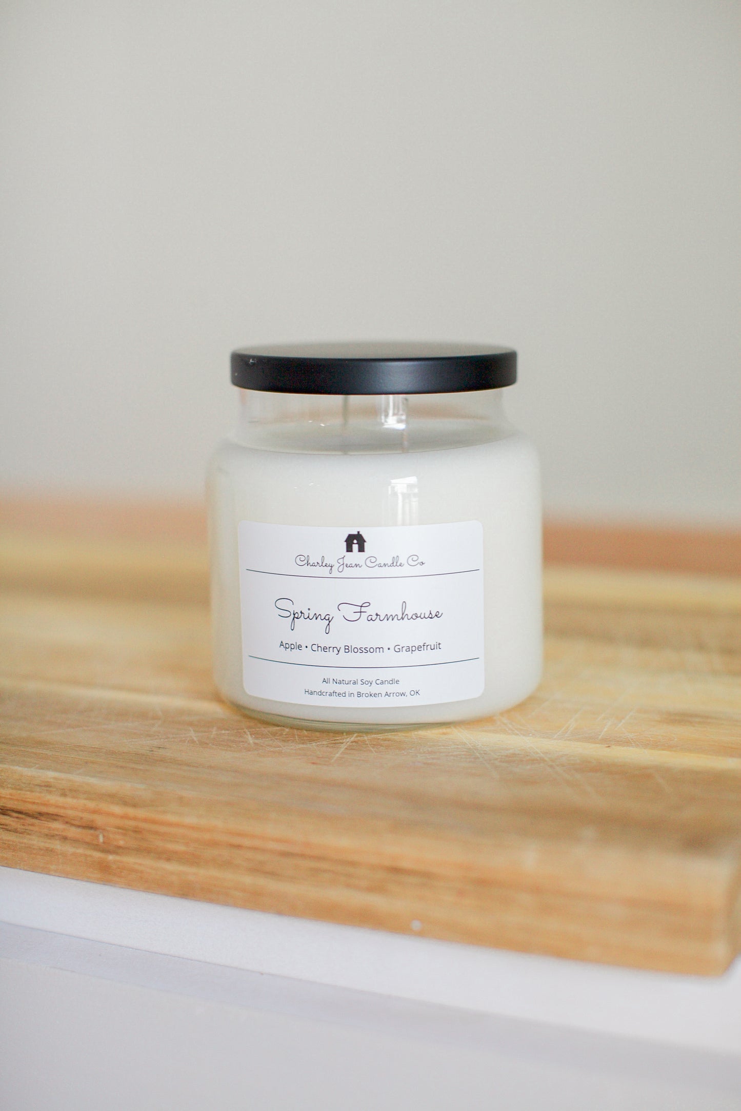 Spring Farmhouse Candle