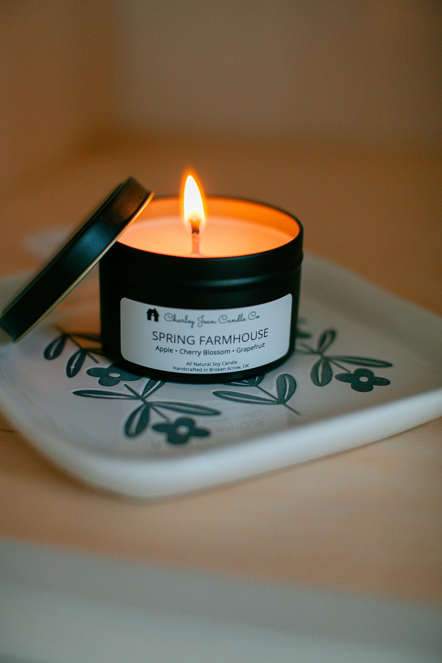 Spring Farmhouse Candle