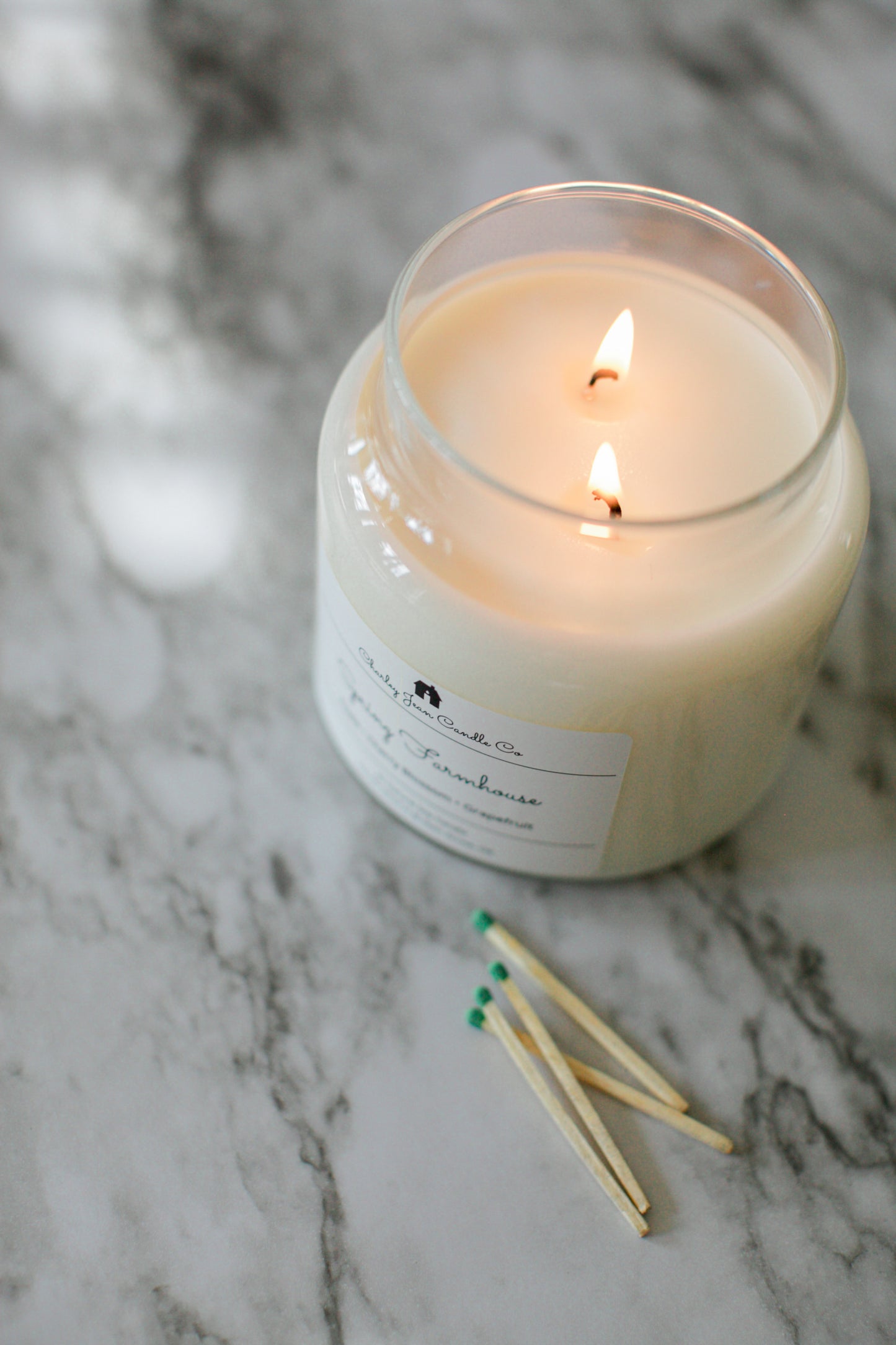 Spring Farmhouse Candle