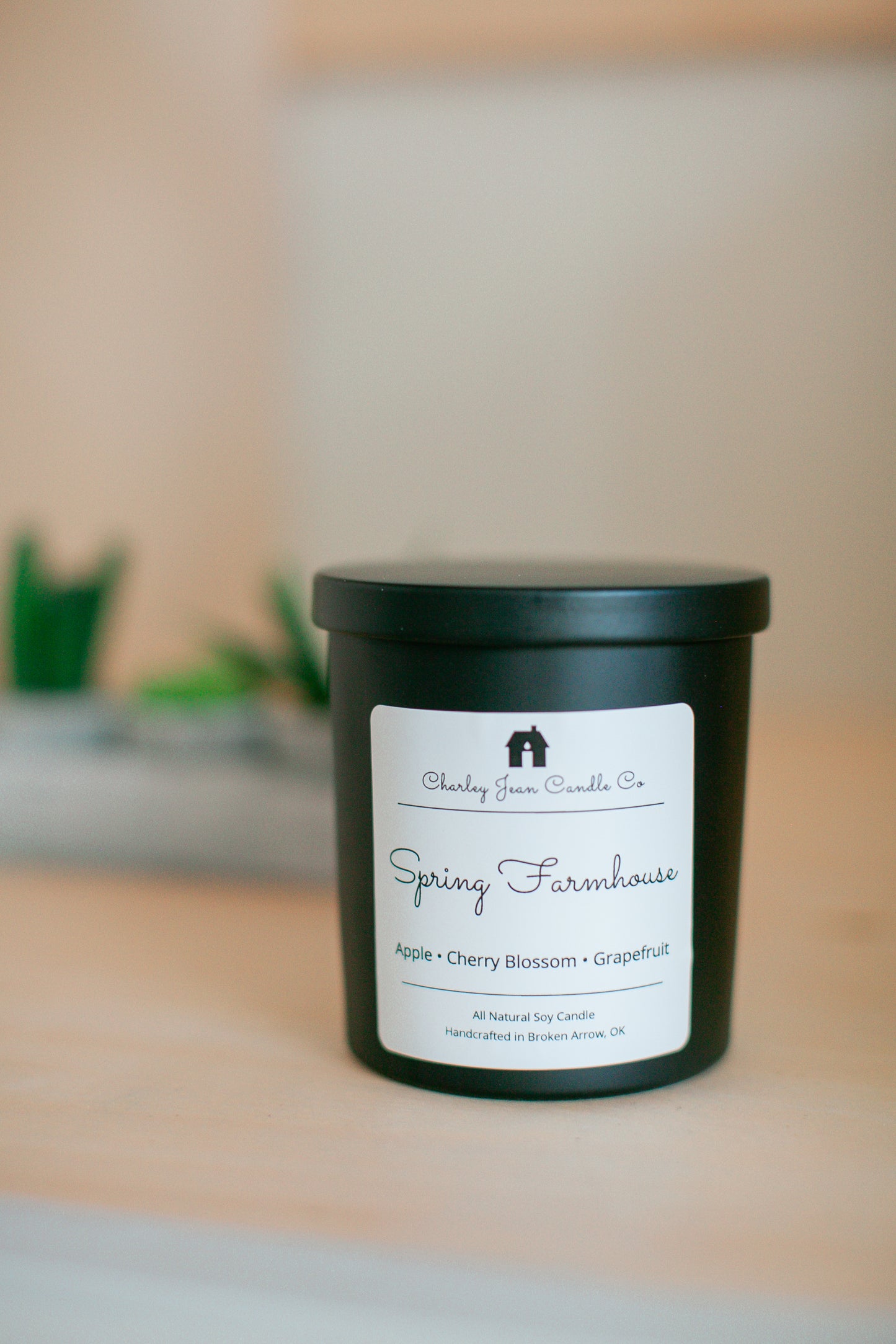 Spring Farmhouse Candle