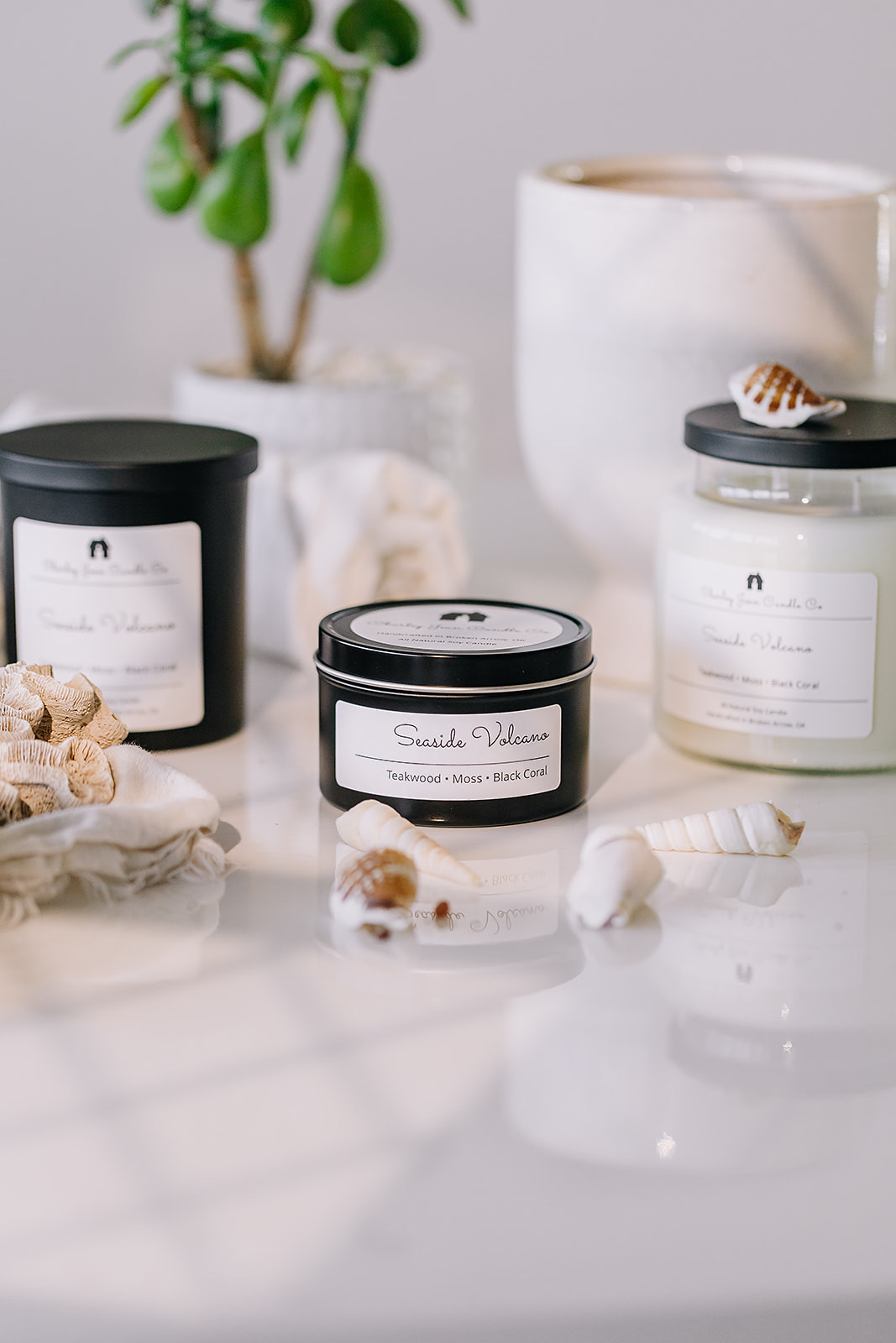 Seaside Volcano Candle