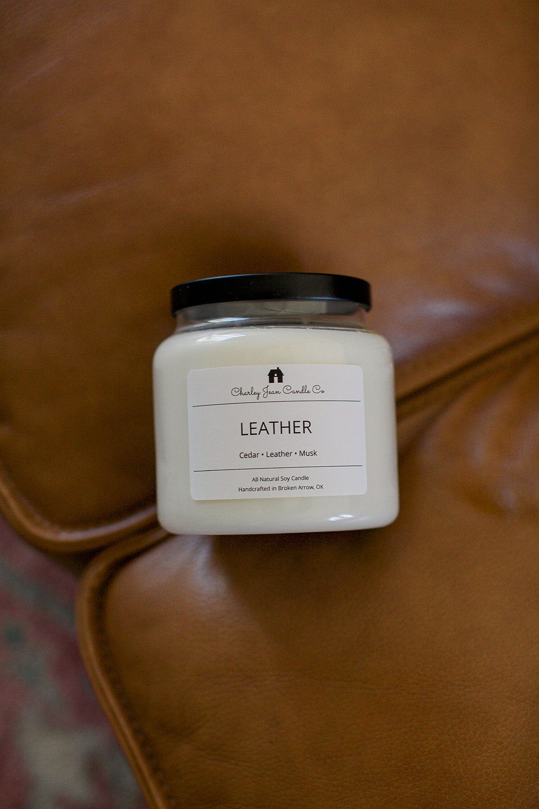 Leather Candle
