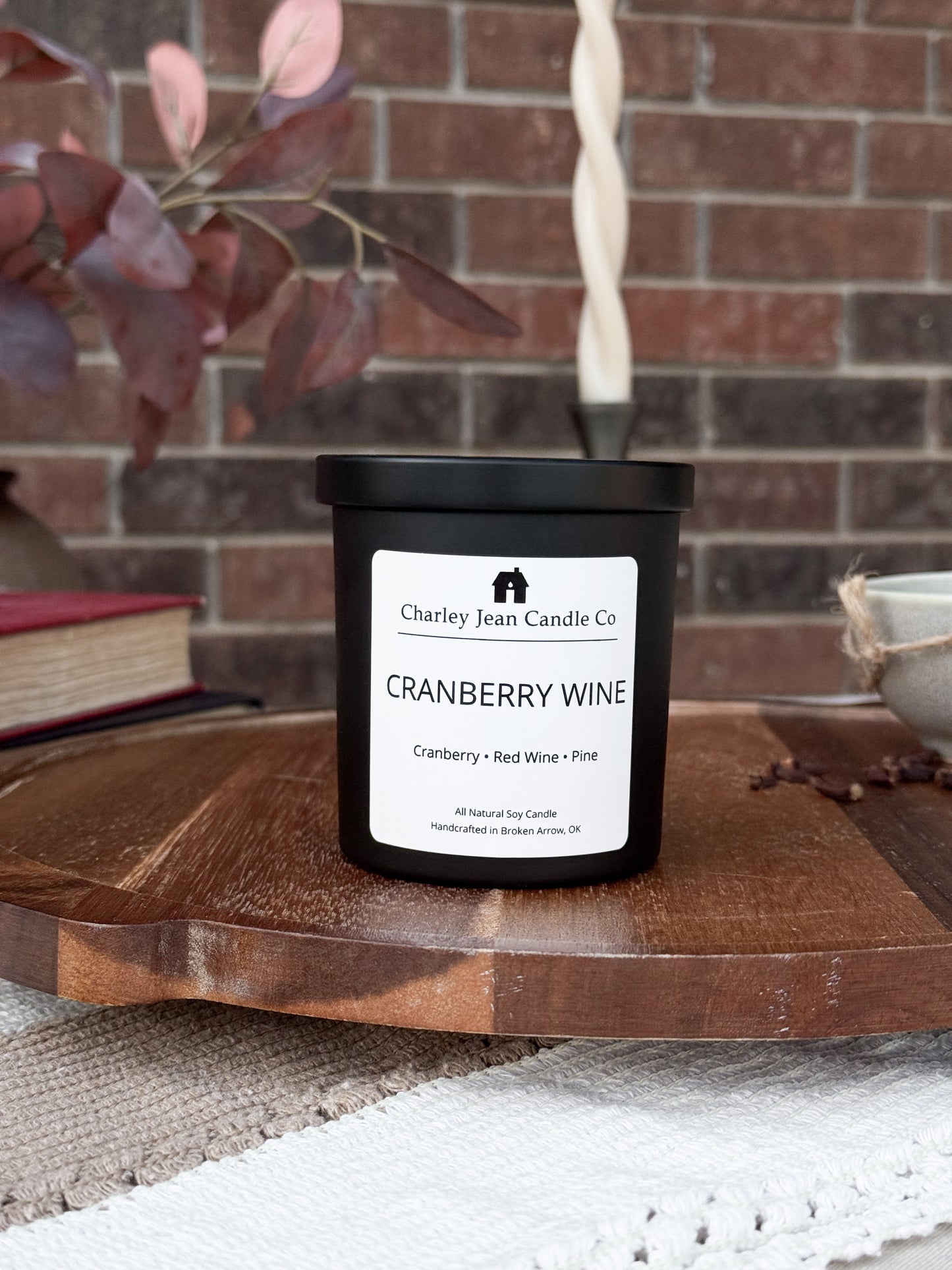 Cranberry Wine Candle