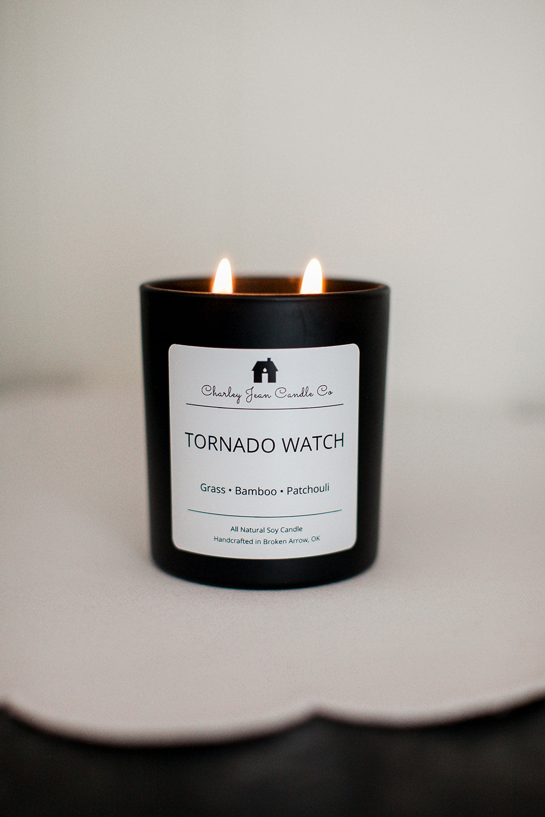 Tornado Watch Candle