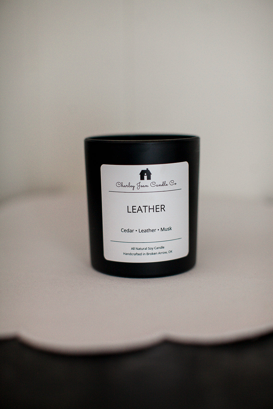 Leather Candle