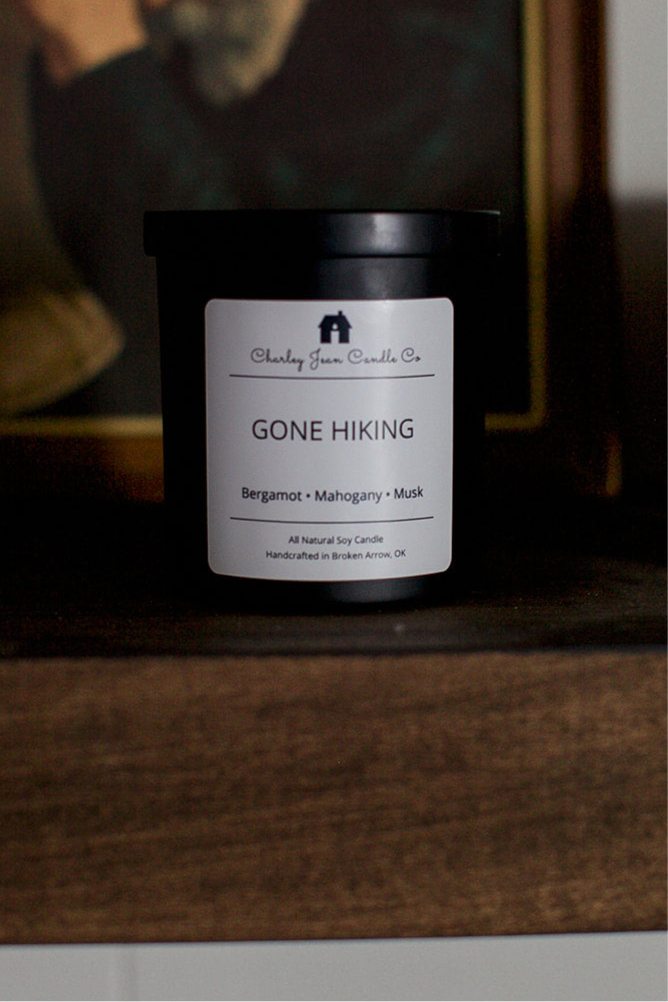 Gone Hiking Candle