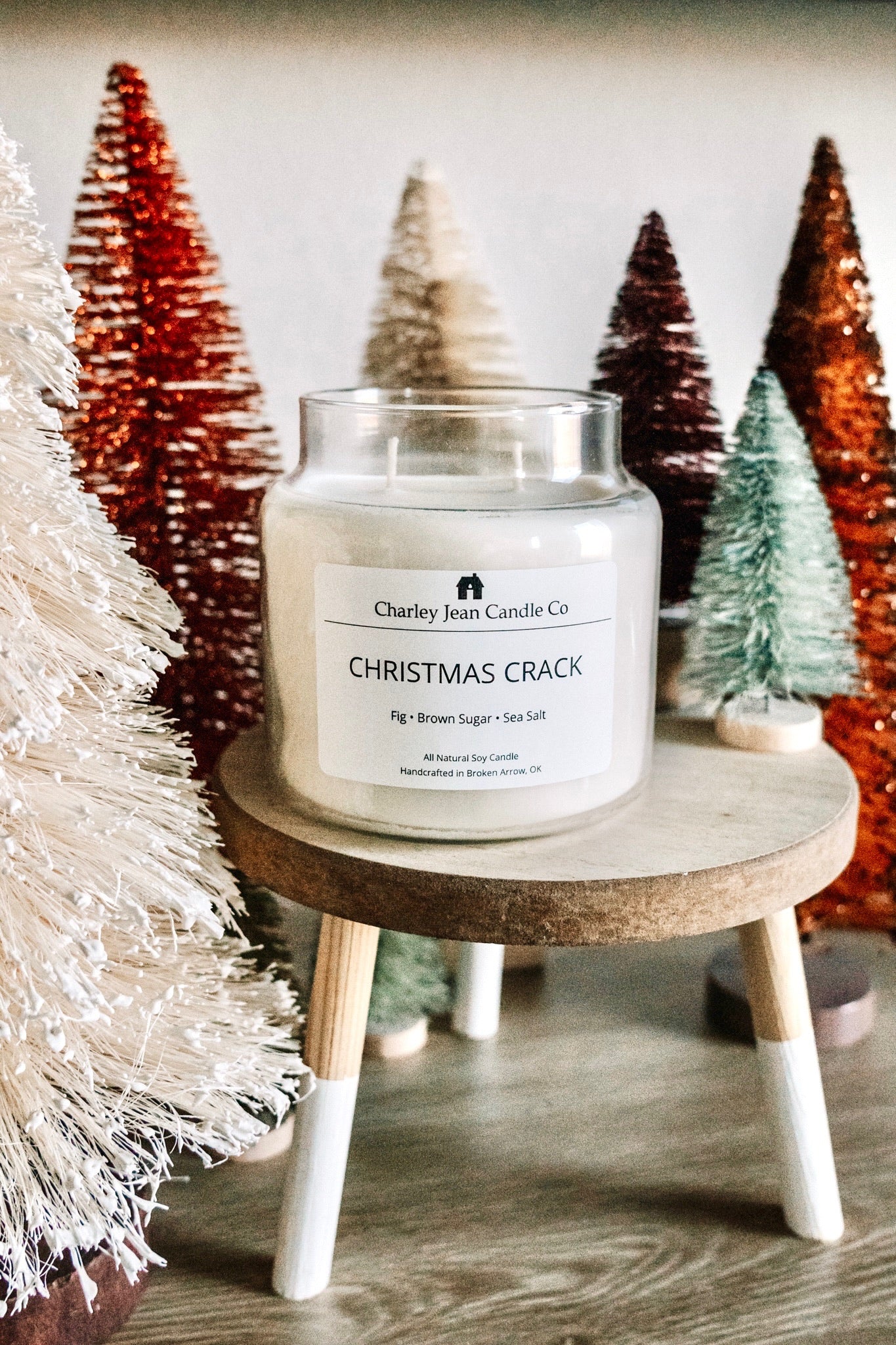Christmas Crack Candle