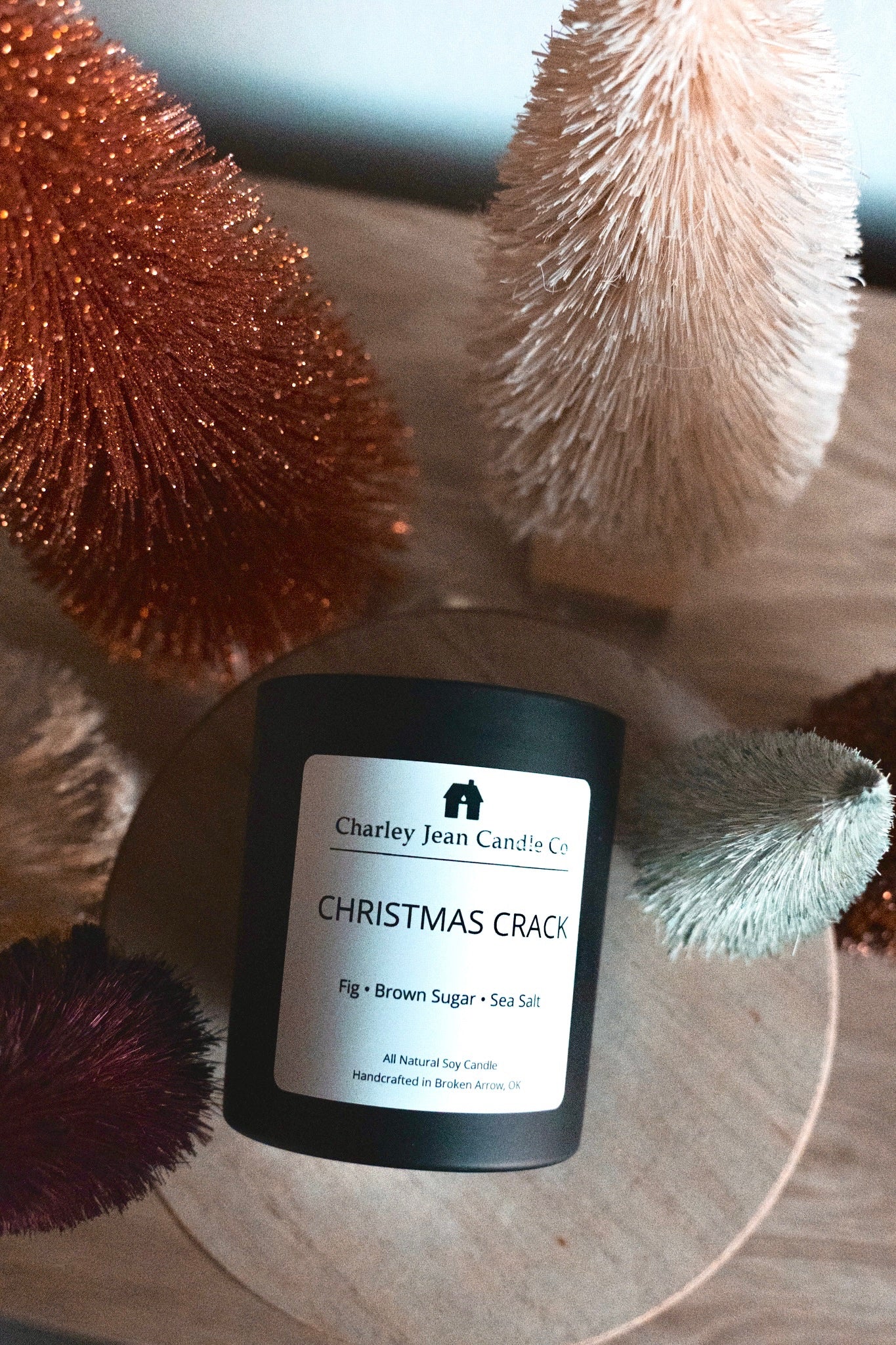 Christmas Crack Candle