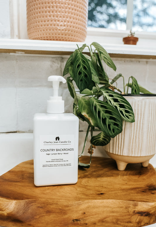 Country Backgrounds Liquid Hand Soap