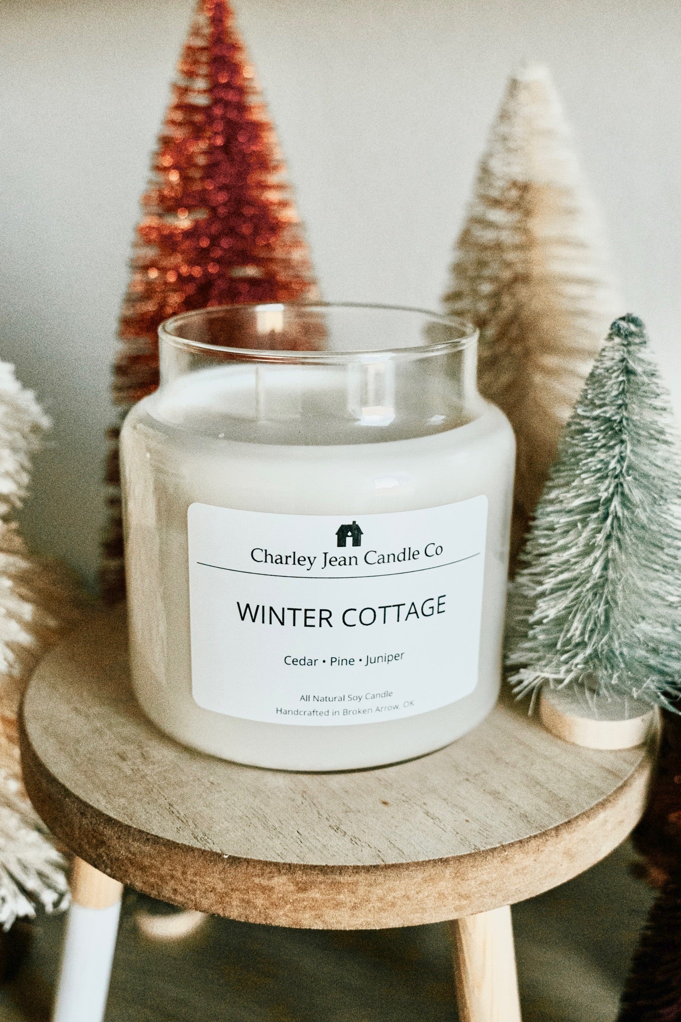 Winter Cottage Candle