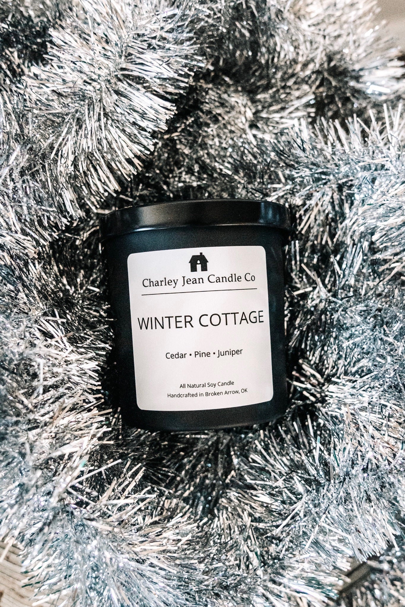 Winter Cottage Candle