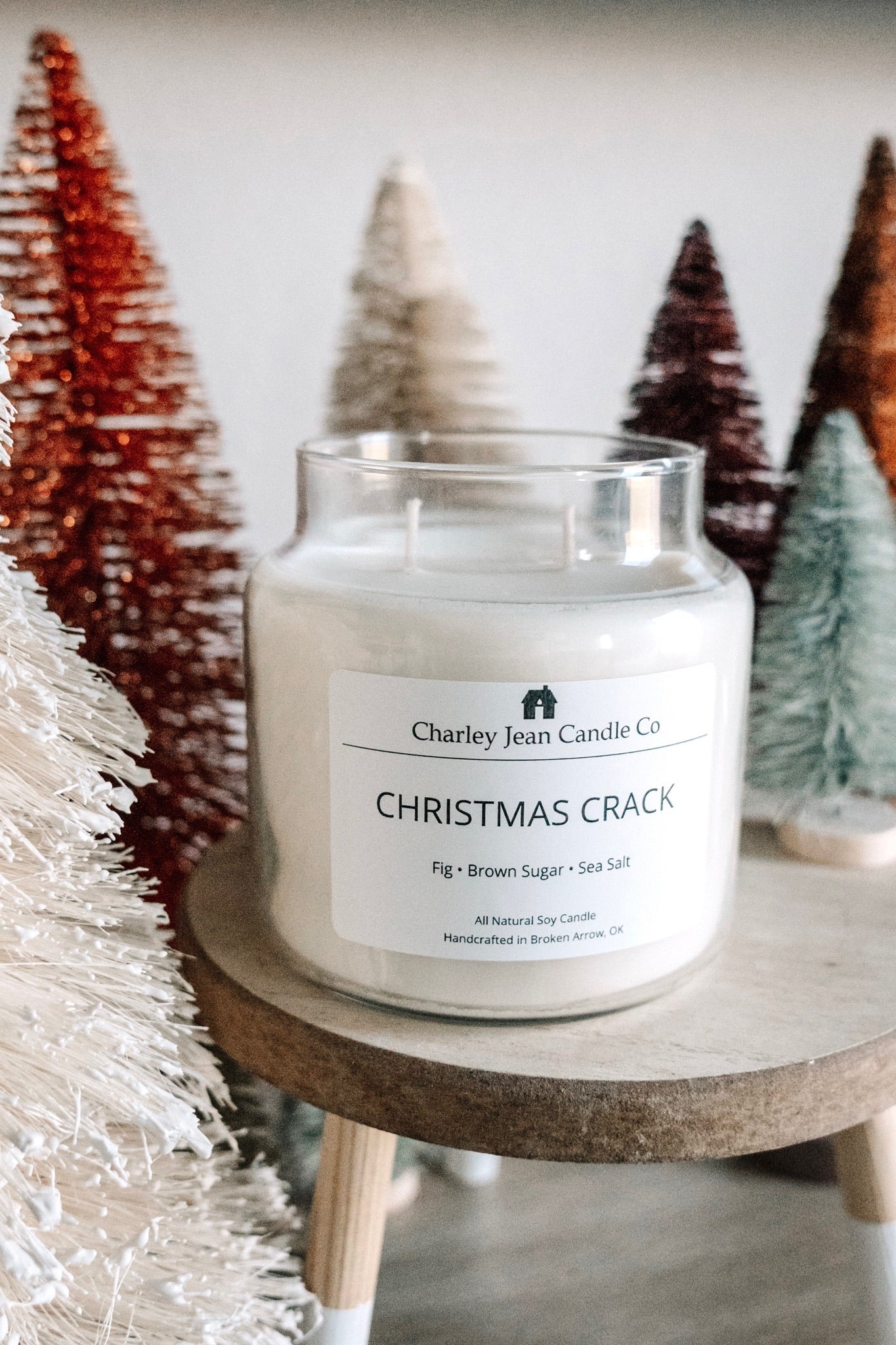 Christmas Crack Candle